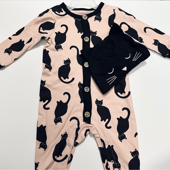 Baby Girl Cat Romper - Picture 5 of 8